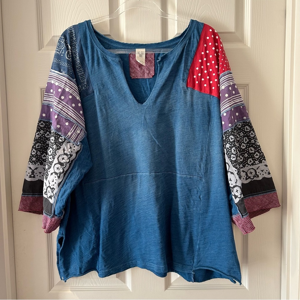 Free People Shibuya Patchwork Tee - Picture 12 of 12